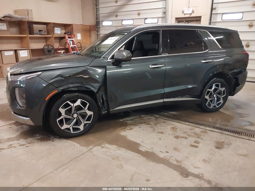 2022 Hyundai Palisade VIN KM8R74HE3NU435312 IAAI salvage auction — LEFT SIDE, Salvage (Hawaii), sold $5,900 on 2026-07-09 (photo 2)