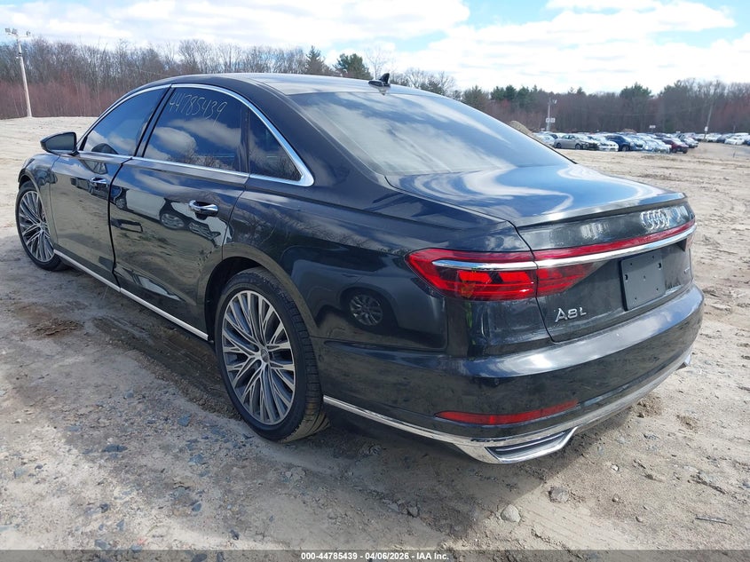 2019 Audi A8 VIN WAU8DAF84KN003366 IAAI salvage auction — FRONT END, Salvage (Massachusetts), sold $11,100 on 2026-07-21 (photo 3)