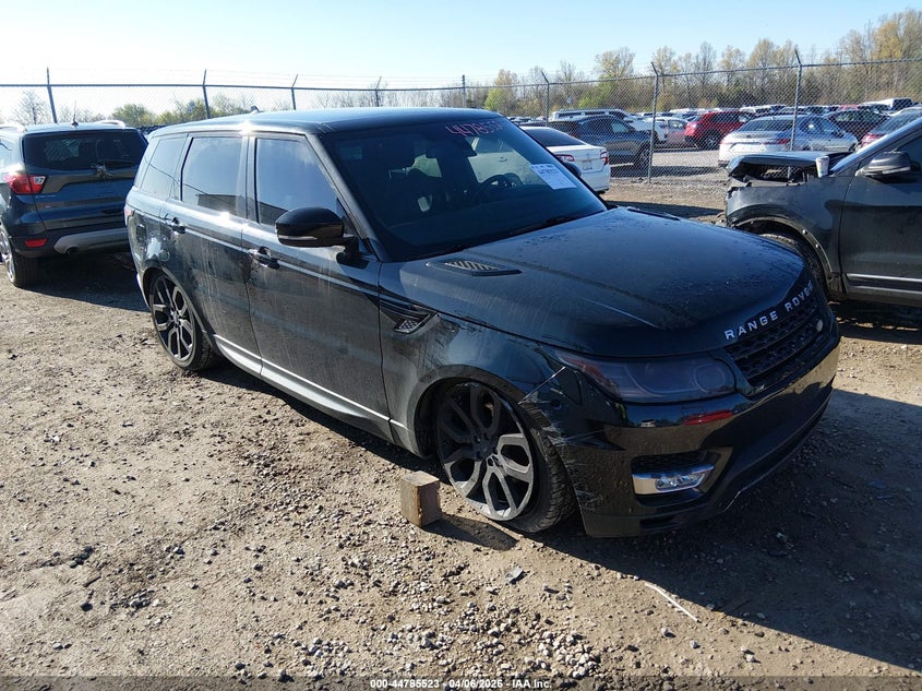 2015 Land rover Range rover sport VIN SALWR2VF2FA615444 IAAI salvage auction — RIGHT FRONT, Salvage (Kentucky), sold $5,500 on 2026-07-15 (photo 1)