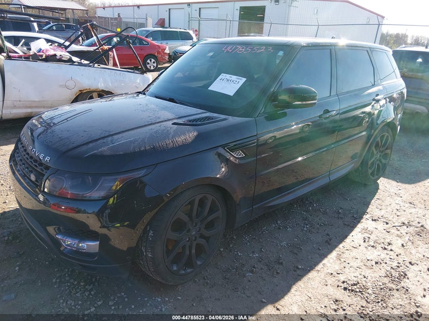 2015 Land rover Range rover sport VIN SALWR2VF2FA615444 IAAI salvage auction — RIGHT FRONT, Salvage (Kentucky), sold $5,500 on 2026-07-15 (photo 2)