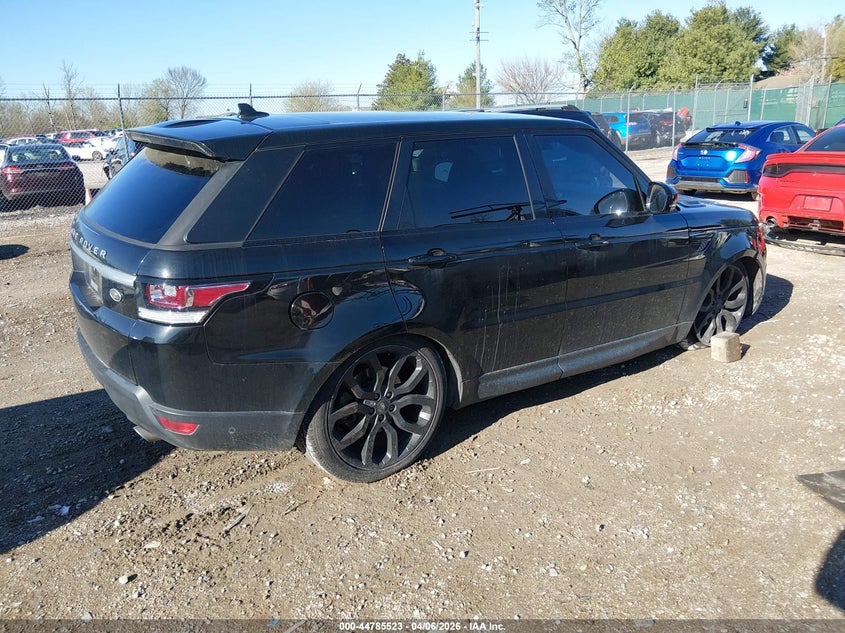 2015 Land rover Range rover sport VIN SALWR2VF2FA615444 IAAI salvage auction — RIGHT FRONT, Salvage (Kentucky), sold $5,500 on 2026-07-15 (photo 4)