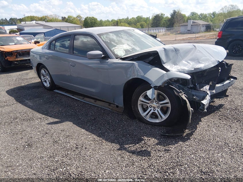 2021 Dodge Charger VIN 2C3CDXBG9MH638807 IAAI salvage auction — FRONT END, Salvage (South Carolina), sold $1,700 on 2026-08-01 (photo 1)