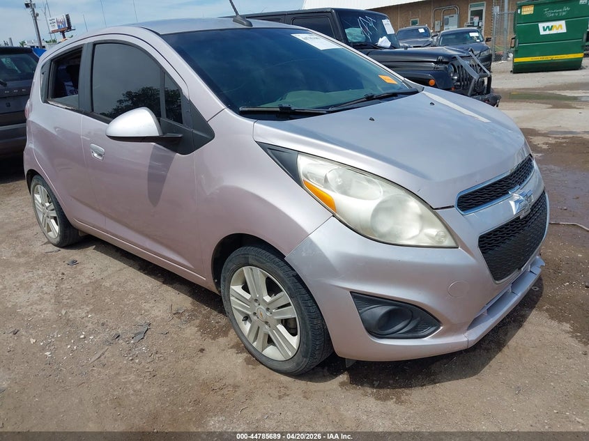 2013 Chevrolet Spark VIN KL8CD6S98DC578117 IAAI salvage auction — FRONT END, Clear (Oklahoma), sold $825 on 2026-07-22 (photo 1)