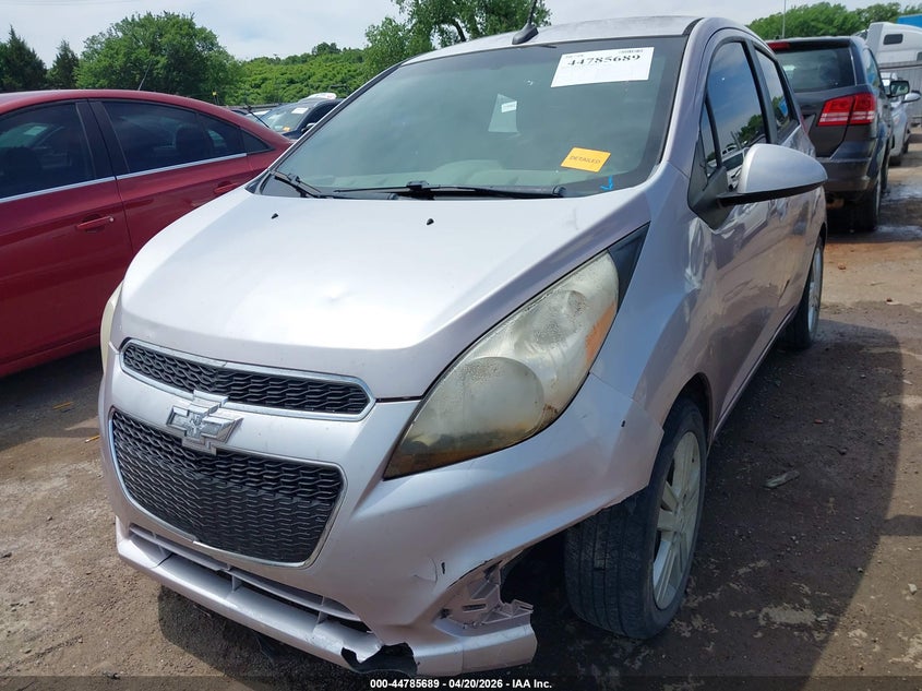 2013 Chevrolet Spark VIN KL8CD6S98DC578117 IAAI salvage auction — FRONT END, Clear (Oklahoma), sold $825 on 2026-07-22 (photo 6)