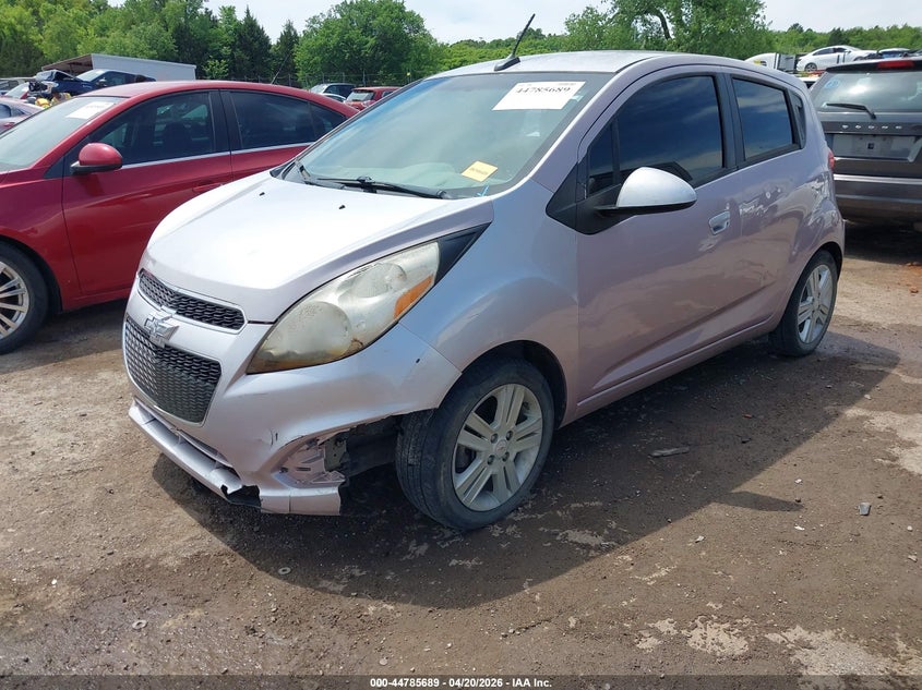 2013 Chevrolet Spark VIN KL8CD6S98DC578117 IAAI salvage auction — FRONT END, Clear (Oklahoma), sold $825 on 2026-07-22 (photo 2)