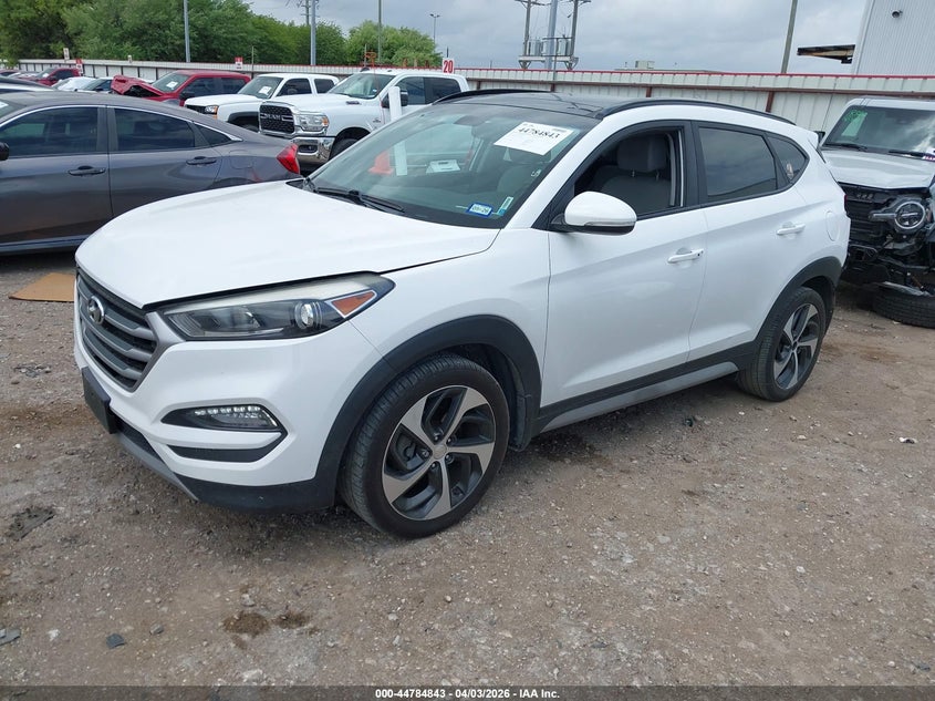 2018 Hyundai Tucson VIN KM8J33A22JU748459 IAAI salvage auction — REAR END, Wait Title, sold $4,000 on 2026-07-16 (photo 2)