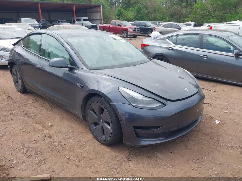 2021 Tesla Model 3 VIN 5YJ3E1EB4MF992844 IAAI salvage auction — REAR END, Salvage (Alabama), sold $3,650 on 2026-07-15 (photo 1)