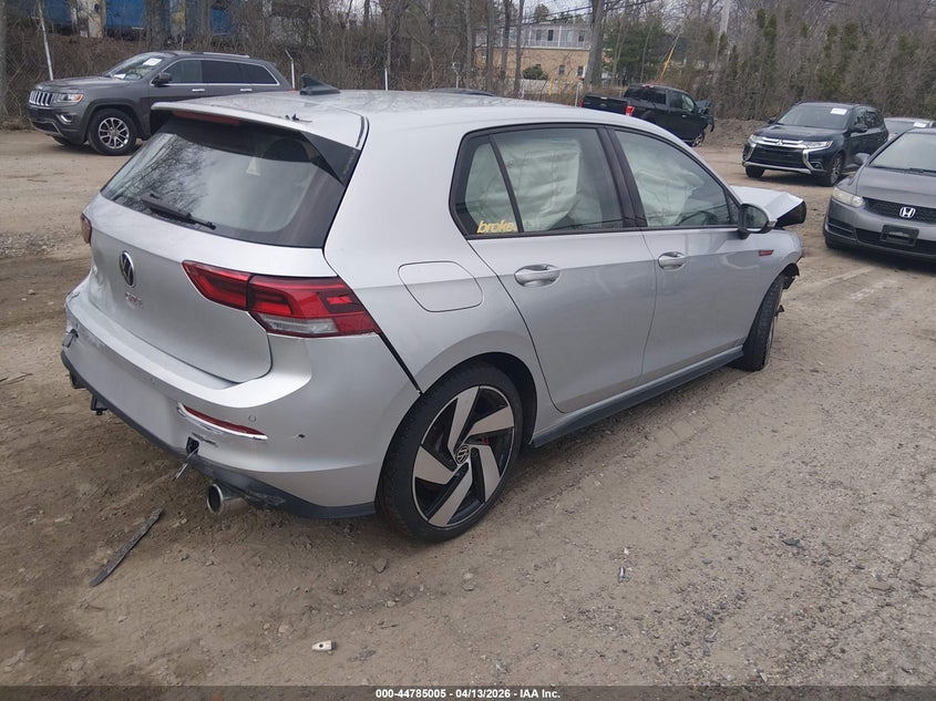 2024 Volkswagen Golf gti VIN WVWGA7CD4RW143174 IAAI salvage auction — FRONT END, Wait Title, sold $225 on 2026-07-28 (photo 4)