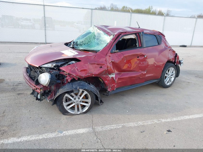 2011 Nissan Juke VIN JN8AF5MV2BT014445 IAAI salvage auction — ROLLOVER, Salvage (Indiana), sold $25 on 2026-07-23 (photo 2)