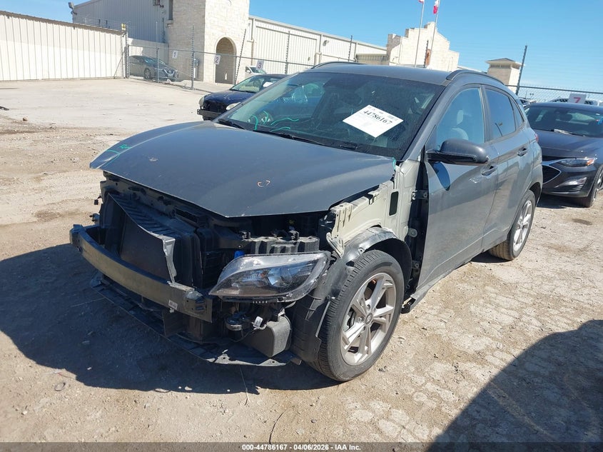 2023 Hyundai Kona VIN KM8K62AB1PU061147 IAAI salvage auction — FRONT END, Original (Texas), sold $5,150 on 2026-07-20 (photo 2)