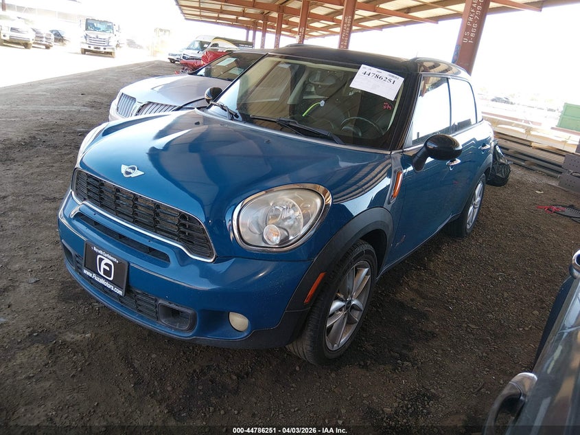 2011 Mini Cooper VIN WMWZC5C54BWM10963 IAAI salvage auction — UNDERCARRIAGE, Salvage (Arizona), sold $600 on 2026-07-28 (photo 2)