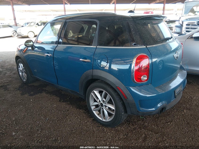 2011 Mini Cooper VIN WMWZC5C54BWM10963 IAAI salvage auction — UNDERCARRIAGE, Salvage (Arizona), sold $600 on 2026-07-28 (photo 3)