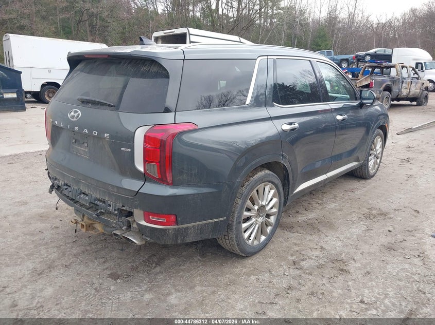 2020 Hyundai Palisade VIN KM8R5DHEXLU035203 IAAI salvage auction — REAR END, Salvage (New Hampshire), sold $7,175 on 2026-07-30 (photo 4)