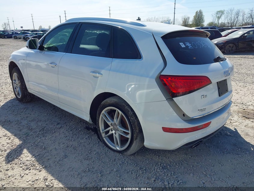2016 Audi Q5 VIN WA1D7AFP1GA033675 IAAI salvage auction — RIGHT REAR, Salvage Title, sold $1,625 on 2026-07-15 (photo 3)