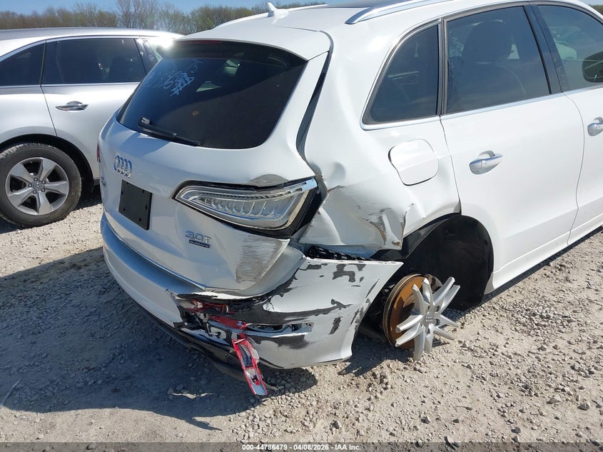 2016 Audi Q5 VIN WA1D7AFP1GA033675 IAAI salvage auction — RIGHT REAR, Salvage Title, sold $1,625 on 2026-07-15 (photo 6)