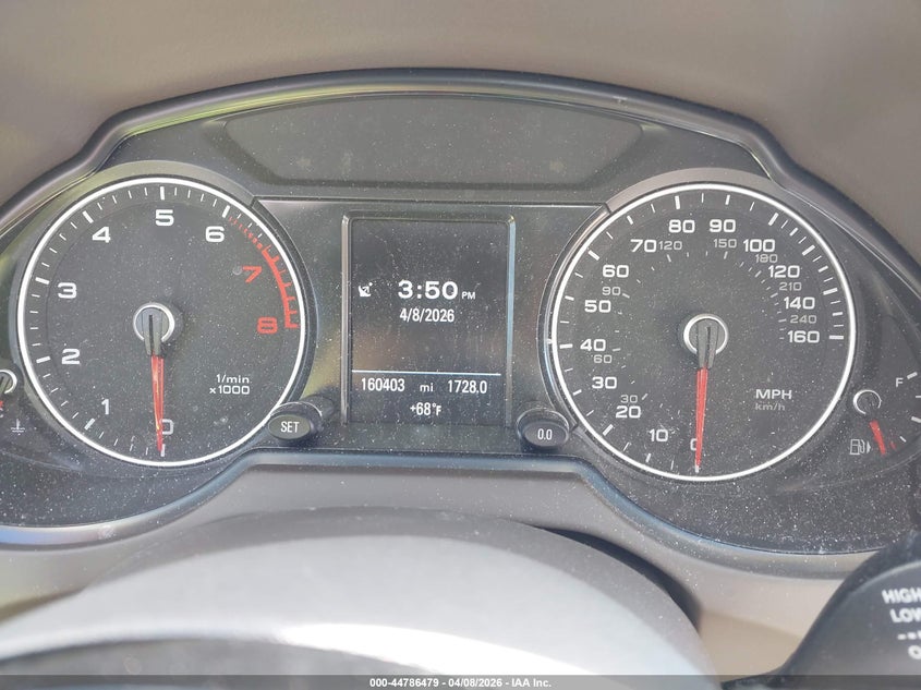 2016 Audi Q5 VIN WA1D7AFP1GA033675 IAAI salvage auction — RIGHT REAR, Salvage Title, sold $1,625 on 2026-07-15 (photo 7)