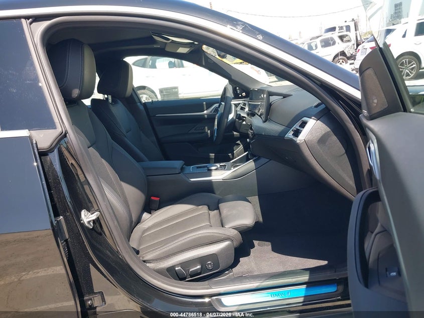 2025 BMW I4 VIN WBY23HD03SFV70159 IAAI salvage auction — FRONT & REAR, Wait Title, sold $13,525 on 2026-07-15 (photo 5)