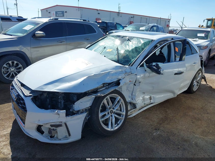 2023 Audi A4 VIN WAUEAAF44PA036374 IAAI salvage auction — LEFT SIDE, Wait Title, sold $1,200 on 2026-07-28 (photo 2)
