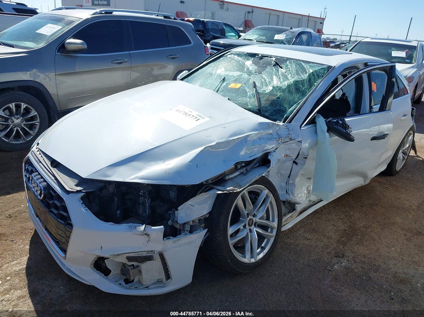 2023 Audi A4 VIN WAUEAAF44PA036374 IAAI salvage auction — LEFT SIDE, Wait Title, sold $1,200 on 2026-07-28 (photo 6)