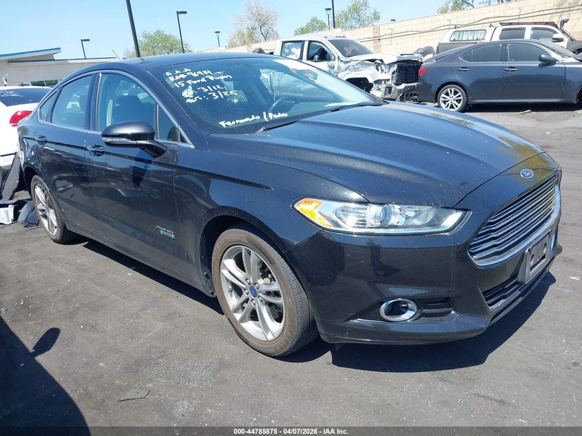 2015 Ford Fusion VIN 3FA6P0SU4FR147474 IAAI salvage auction — REAR END, Wait Title, sold $925 on 2026-07-31 (photo 1)