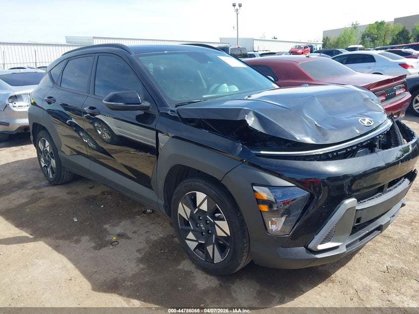 2025 Hyundai Kona VIN KM8HB3AB0SU214394 IAAI salvage auction — FRONT END, Clear (Oklahoma), sold $7,225 on 2026-07-22 (photo 1)