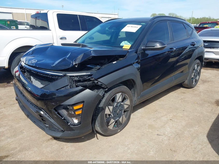 2025 Hyundai Kona VIN KM8HB3AB0SU214394 IAAI salvage auction — FRONT END, Clear (Oklahoma), sold $7,225 on 2026-07-22 (photo 2)