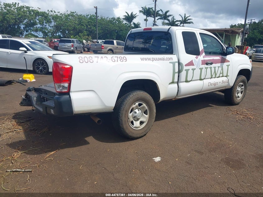 2020 Toyota Tacoma VIN 5TFRX5GN1LX182367 IAAI salvage auction — STORM DAMAGE, Bill Of Sale (Hawaii), sold $25 on 2026-07-28 (photo 4)