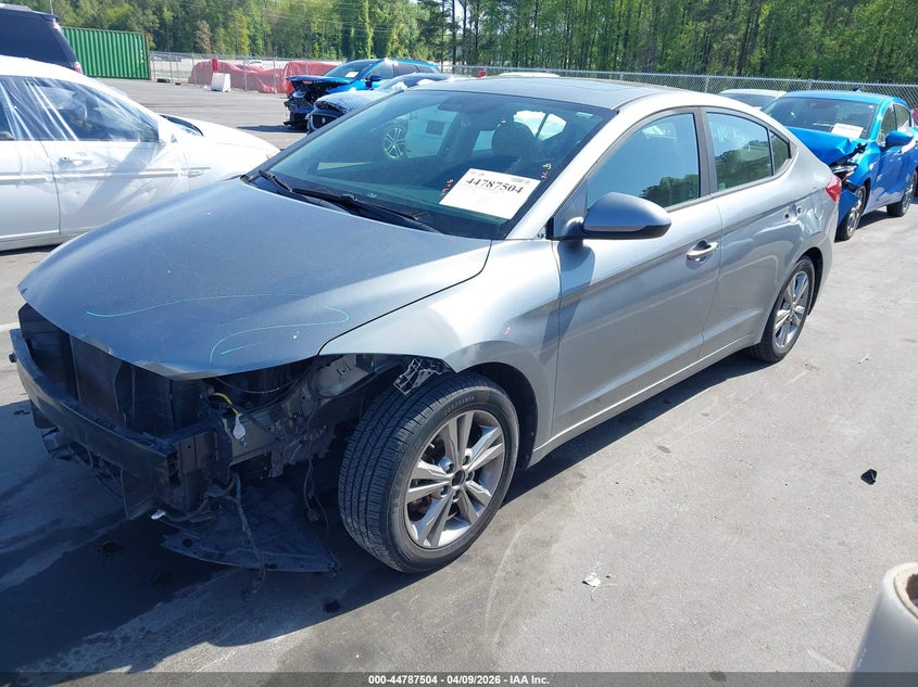 2017 Hyundai Elantra VIN KMHD84LF1HU313186 IAAI salvage auction — FRONT END, Salvage Title, sold $1,300 on 2026-08-02 (photo 2)