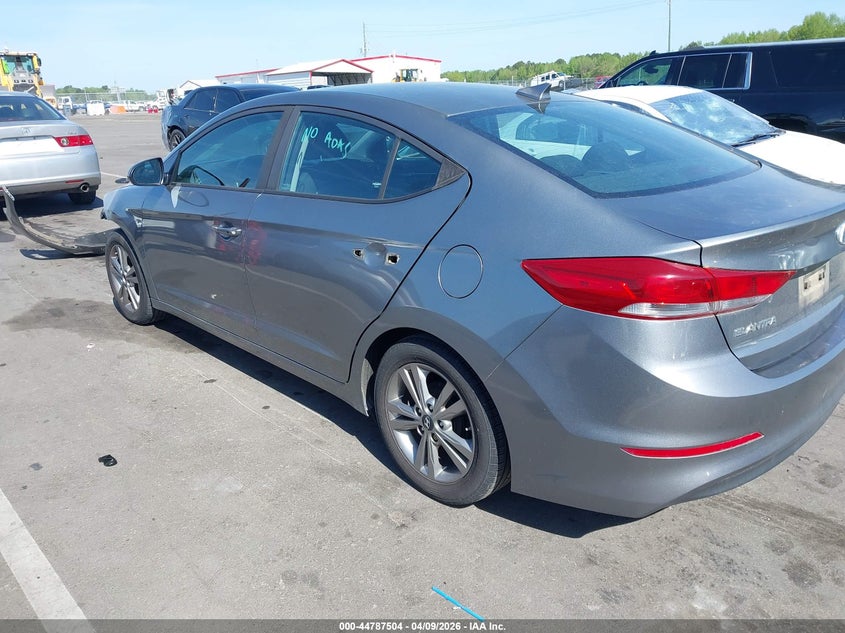 2017 Hyundai Elantra VIN KMHD84LF1HU313186 IAAI salvage auction — FRONT END, Salvage Title, sold $1,300 on 2026-08-02 (photo 3)