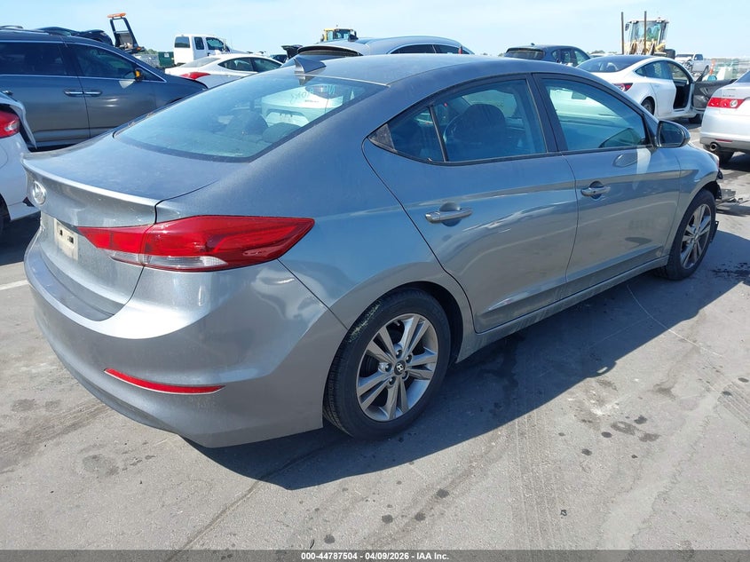 2017 Hyundai Elantra VIN KMHD84LF1HU313186 IAAI salvage auction — FRONT END, Salvage Title, sold $1,300 on 2026-08-02 (photo 4)