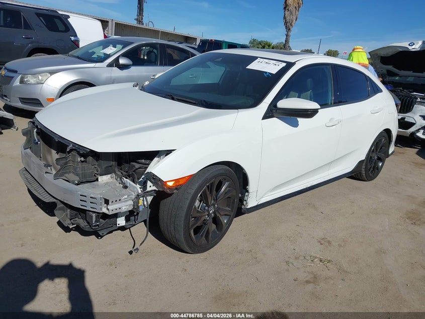 2018 Honda Civic VIN SHHFK7H90JU402070 IAAI salvage auction — RIGHT FRONT, Wait Title, sold $5,150 on 2026-07-22 (photo 2)