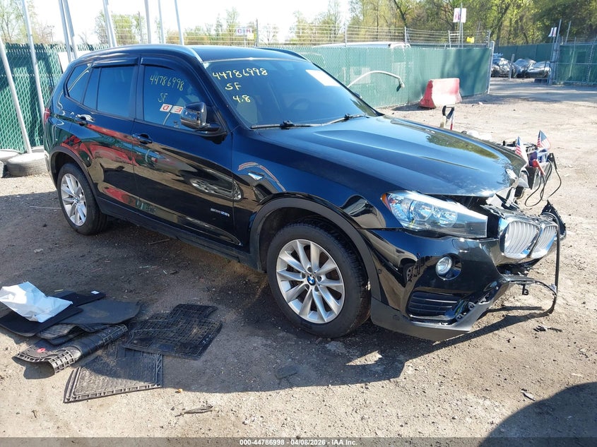 2017 BMW X3 VIN 5UXWZ7C39H0V94077 IAAI salvage auction — FRONT END, Salvage Title, sold $1,650 on 2026-08-01 (photo 1)