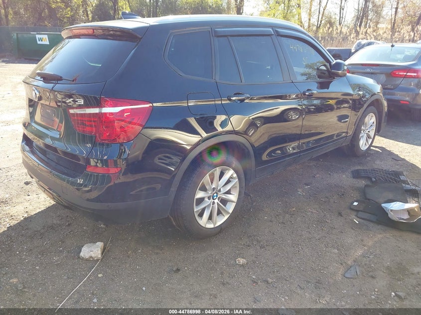 2017 BMW X3 VIN 5UXWZ7C39H0V94077 IAAI salvage auction — FRONT END, Salvage Title, sold $1,650 on 2026-08-01 (photo 4)