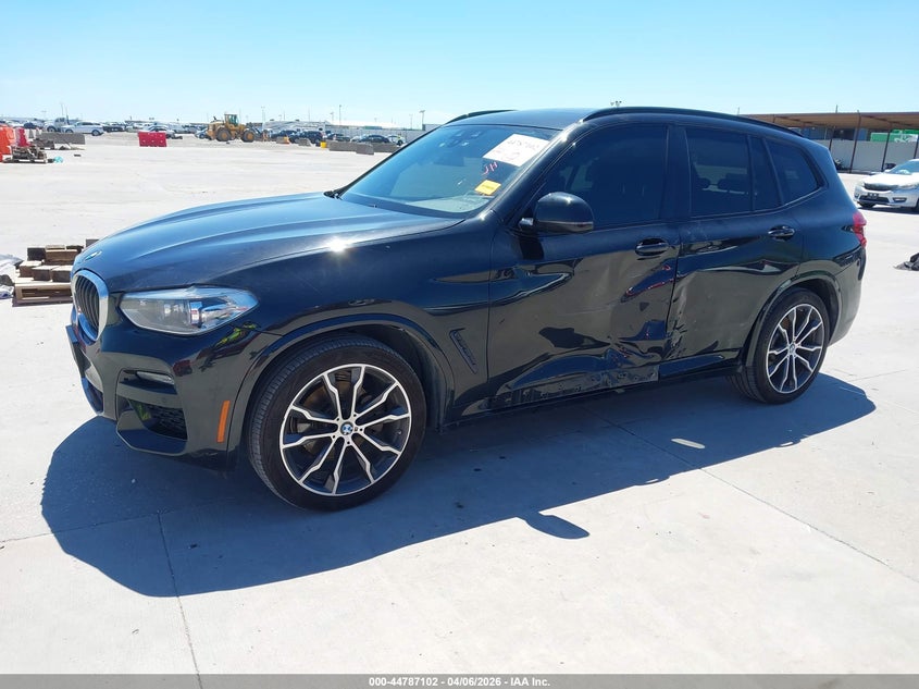 2020 BMW X3 VIN 5UXTY3C08L9B36994 IAAI salvage auction — SIDE, Salvage Title, sold $7,200 on 2026-09-07 (photo 2)