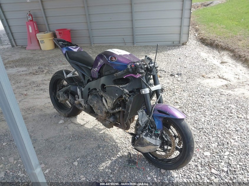 2008 Honda Cbr1000 VIN JH2SC59078M001125 IAAI salvage auction — FRONT END, Salvage (Tennessee), sold $325 on 2026-07-29 (photo 1)