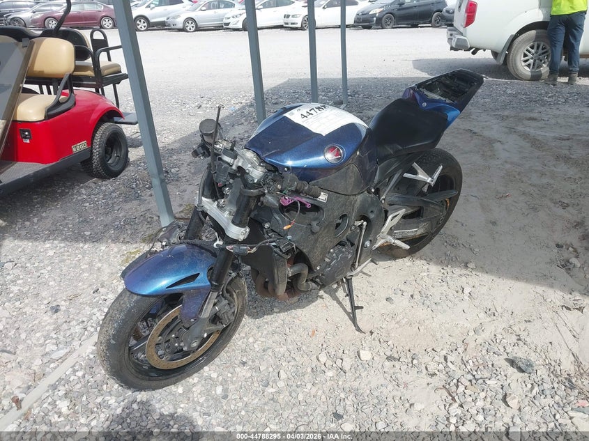2008 Honda Cbr1000 VIN JH2SC59078M001125 IAAI salvage auction — FRONT END, Salvage (Tennessee), sold $325 on 2026-07-29 (photo 2)