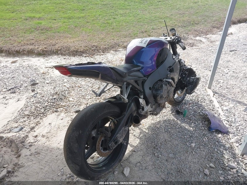 2008 Honda Cbr1000 VIN JH2SC59078M001125 IAAI salvage auction — FRONT END, Salvage (Tennessee), sold $325 on 2026-07-29 (photo 4)