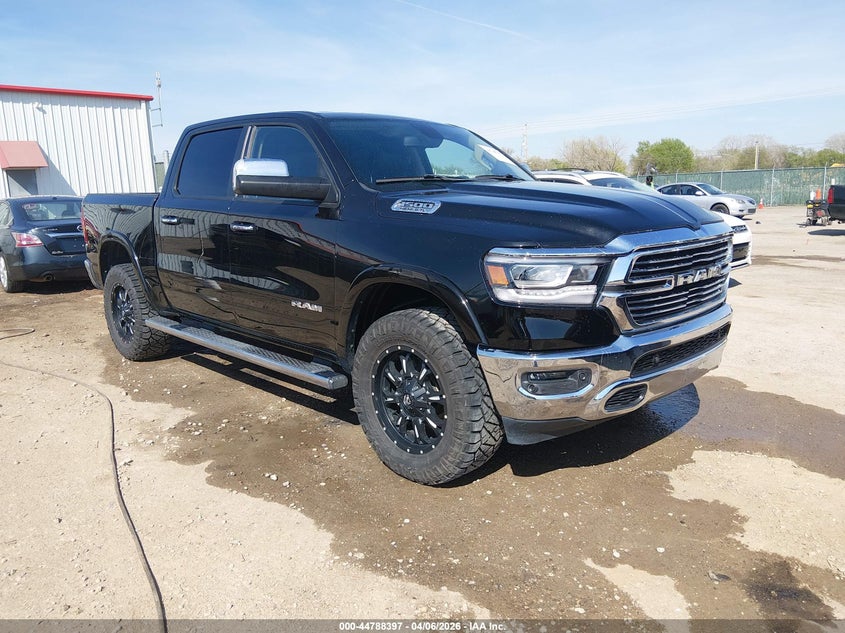 2019 Ram 1500 VIN 1C6SRFJT0KN515846 IAAI salvage auction — UNDERCARRIAGE, Wait Title, sold $12,075 on 2026-07-10 (photo 1)