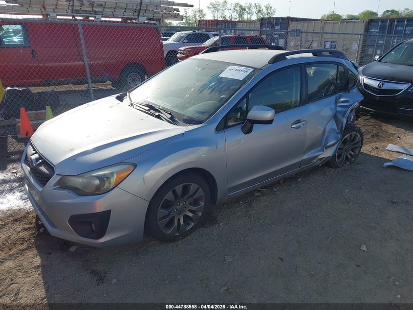 2014 Subaru Impreza VIN JF1GPAL63E8219419 IAAI salvage auction — REAR END, Clear (Tennessee), sold $25 on 2026-07-30 (photo 2)