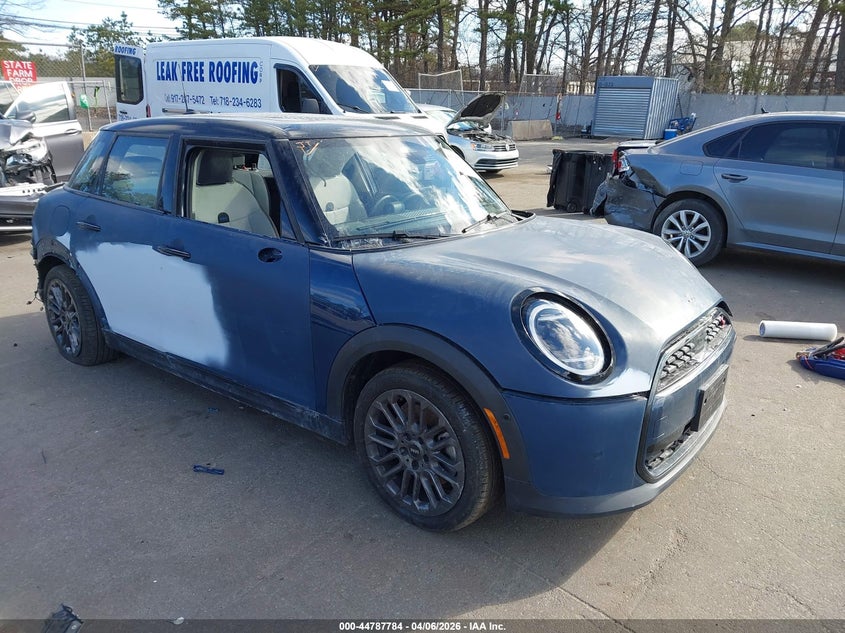 2025 Mini Hardtop VIN WMW53GD00S2W64500 IAAI salvage auction — FRONT & REAR, Mv-907A (New York), sold $6,700 on 2026-07-28 (photo 1)