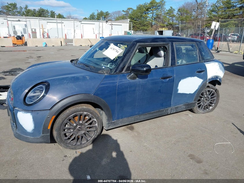 2025 Mini Hardtop VIN WMW53GD00S2W64500 IAAI salvage auction — FRONT & REAR, Mv-907A (New York), sold $6,700 on 2026-07-28 (photo 2)
