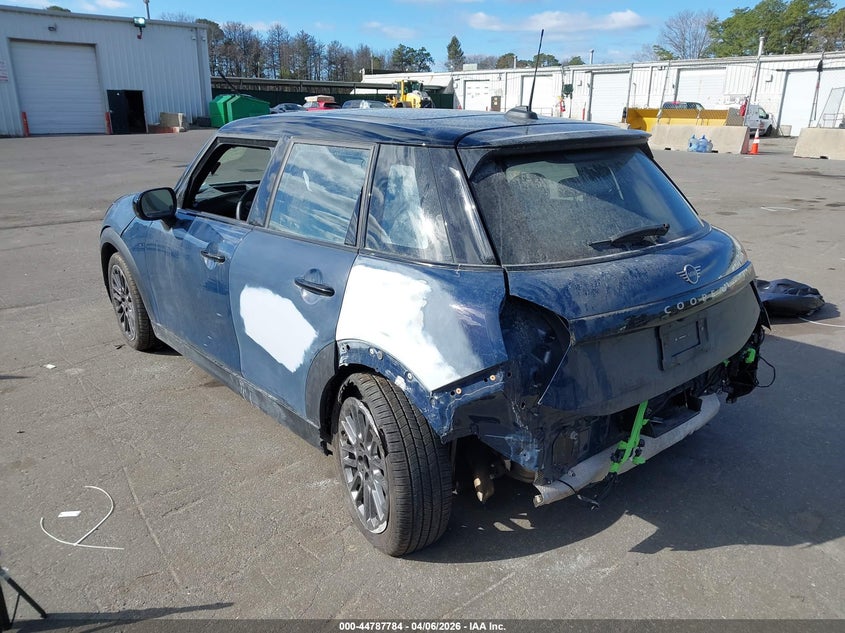 2025 Mini Hardtop VIN WMW53GD00S2W64500 IAAI salvage auction — FRONT & REAR, Mv-907A (New York), sold $6,700 on 2026-07-28 (photo 3)