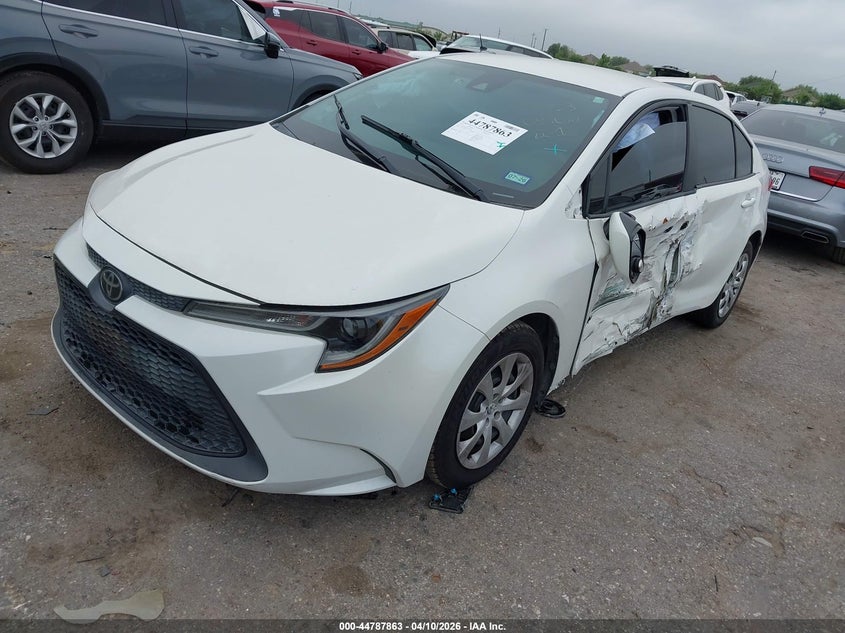 2020 Toyota Corolla VIN 5YFEPRAE6LP007979 IAAI salvage auction — LEFT SIDE, Original (Texas), sold $4,250 on 2026-07-15 (photo 2)