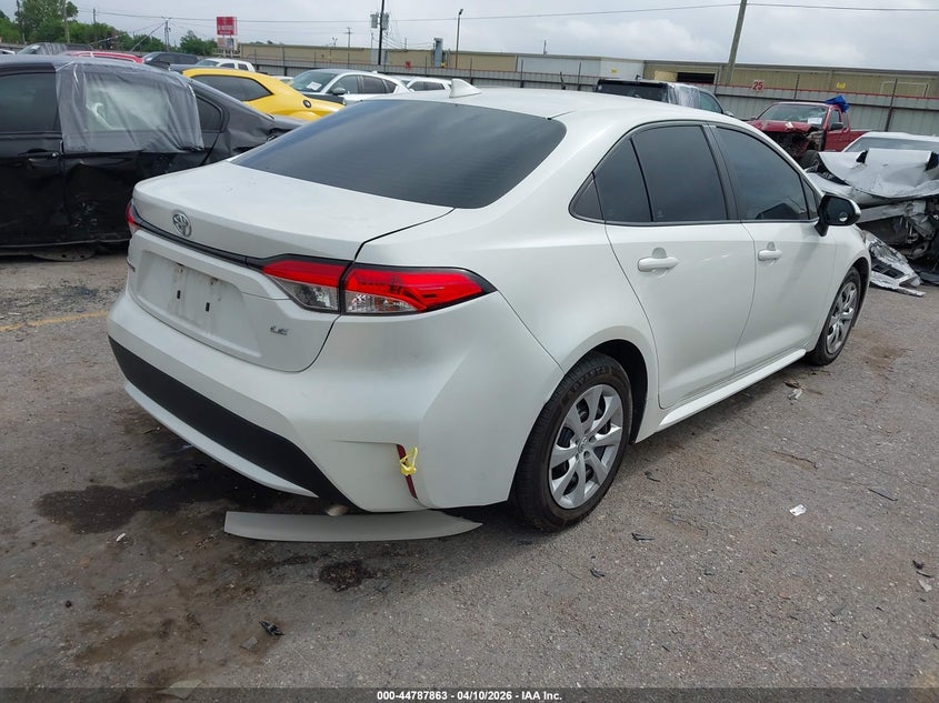 2020 Toyota Corolla VIN 5YFEPRAE6LP007979 IAAI salvage auction — LEFT SIDE, Original (Texas), sold $4,250 on 2026-07-15 (photo 4)