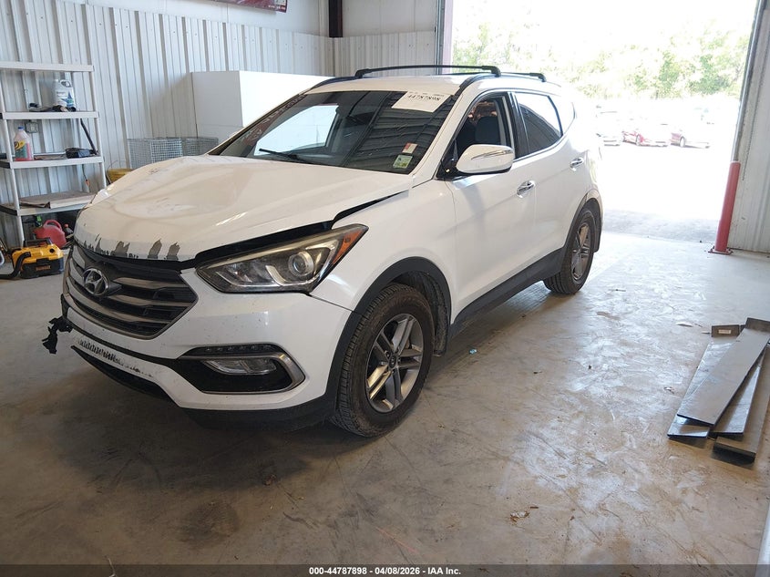 2018 Hyundai Santa fe VIN 5XYZU3LB7JG533968 IAAI salvage auction — RIGHT FRONT, Wait Title, sold $2,300 on 2026-07-15 (photo 2)