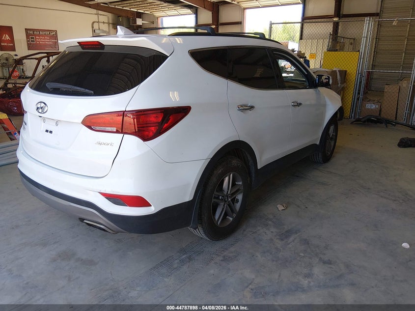 2018 Hyundai Santa fe VIN 5XYZU3LB7JG533968 IAAI salvage auction — RIGHT FRONT, Wait Title, sold $2,300 on 2026-07-15 (photo 4)