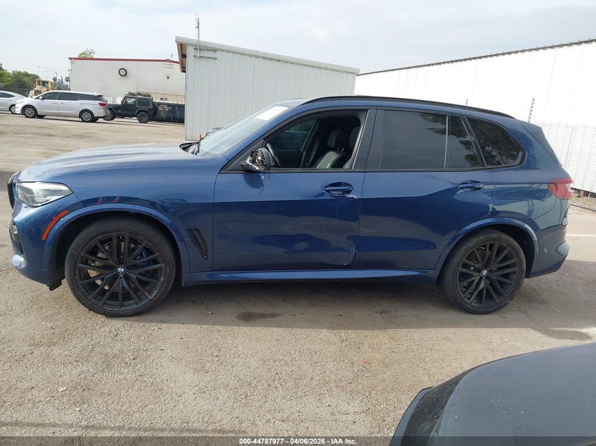 2021 BMW X5 VIN 5UXCR4C04M9G33559 IAAI salvage auction — Side, Salvage (California), sold $26,600 on 2026-05-04 (photo 6)
