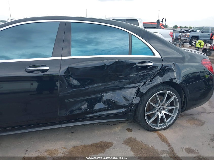 2019 Mercedes-benz S-klasse VIN WDDUG8DB0KA436583 IAAI salvage auction — LEFT SIDE, Original (Texas), sold $18,400 on 2026-07-09 (photo 6)