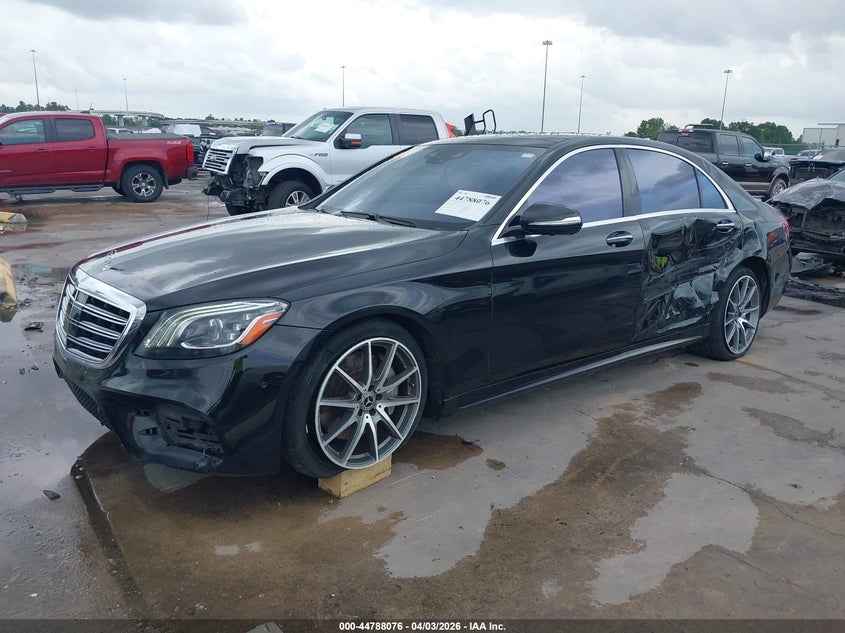 2019 Mercedes-benz S-klasse VIN WDDUG8DB0KA436583 IAAI salvage auction — LEFT SIDE, Original (Texas), sold $18,400 on 2026-07-09 (photo 2)