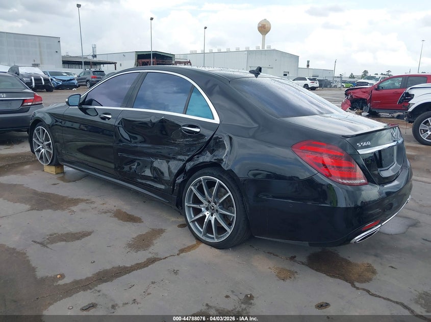2019 Mercedes-benz S-klasse VIN WDDUG8DB0KA436583 IAAI salvage auction — LEFT SIDE, Original (Texas), sold $18,400 on 2026-07-09 (photo 3)